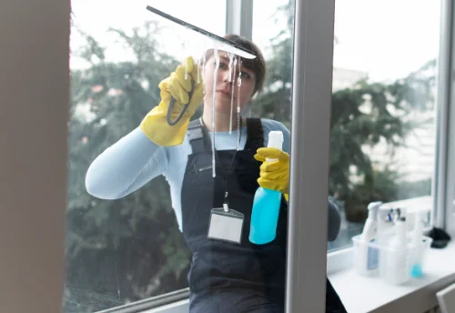 Nettoyage de vitres intérieures et extérieures à la Chapelle-Pouilloux